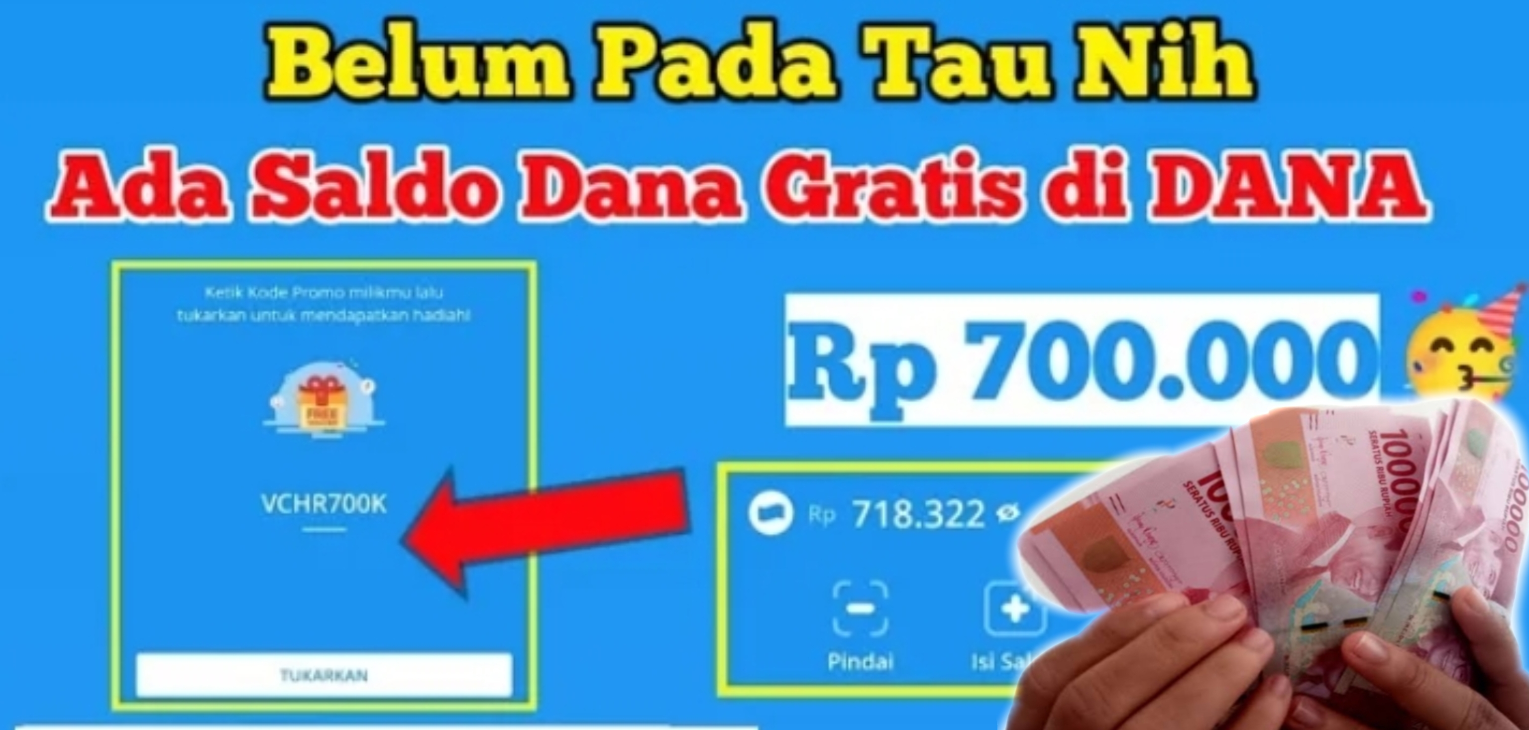 Saldo Dana Gratis dari Aplikasi Dompet Digital DANA! Cepat Klaim ada Uang Rp700.000 Ribu Melalui Fitur Terbaru