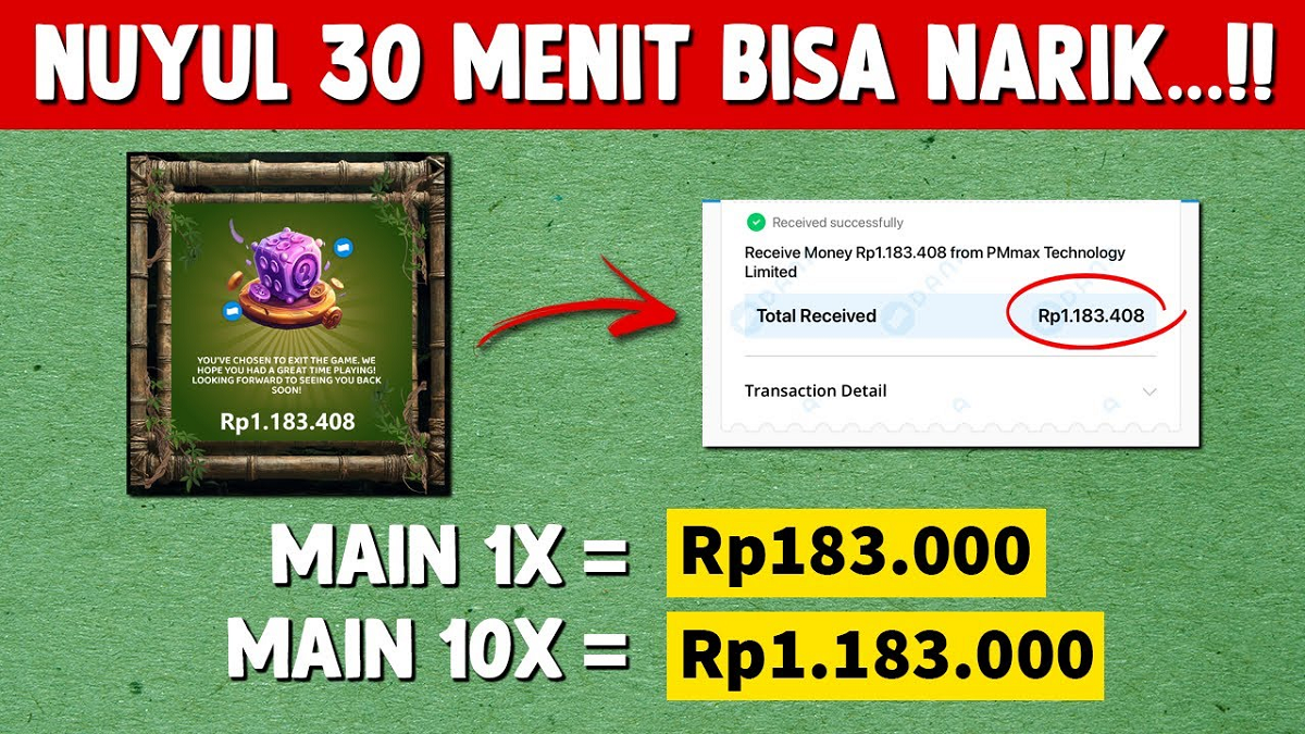 Aplikasi Penghasil Uang Terbaru Tanpa Undang Teman, Modal Internet Jadi Saldo Dana Gratis Hingga 1,2 Juta!