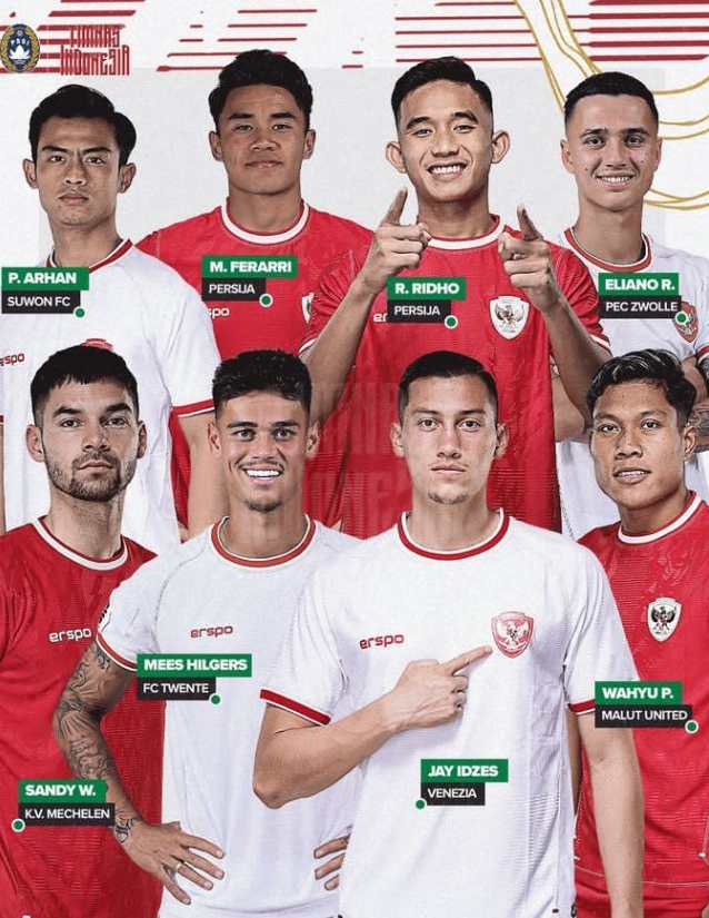 Garuda Calling! 27 Pemain, Tanpa Justin Hubner di Round 3 Kualifikasi Piala Dunia Asia Masih Cedera