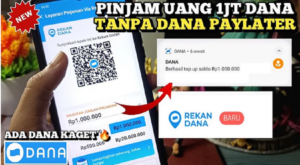 Langsung Cair Dalam 5 Menit, Berikut Cara Mudah Pinjam Saldo DANA di Aplikasi Hingga 1 Juta