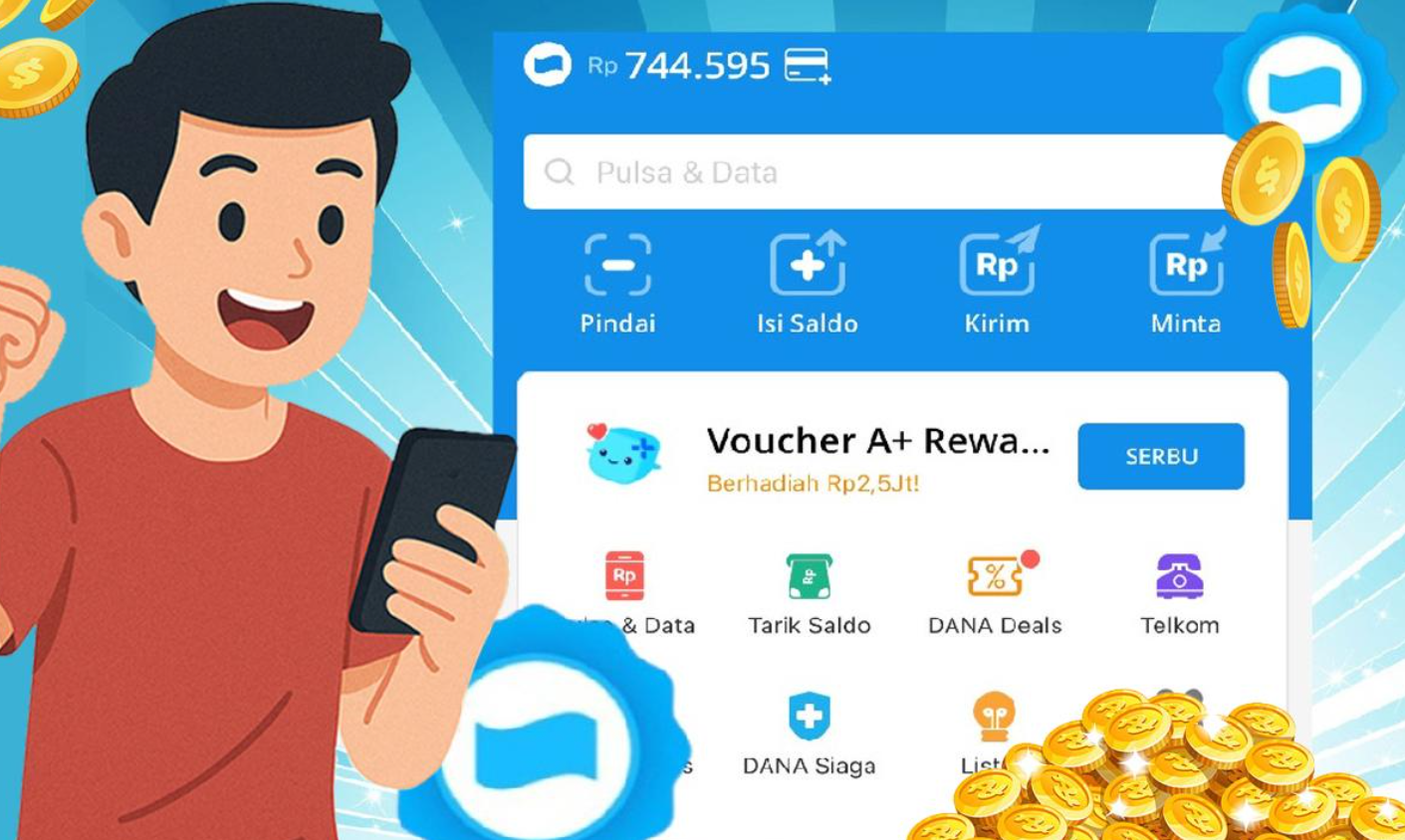 Gak Nyangka! Langsung Cair Rp717.000 ke Dompet Digital Pagi Ini dari Aplikasi Hp Penghasil Saldo DANA Tercepat