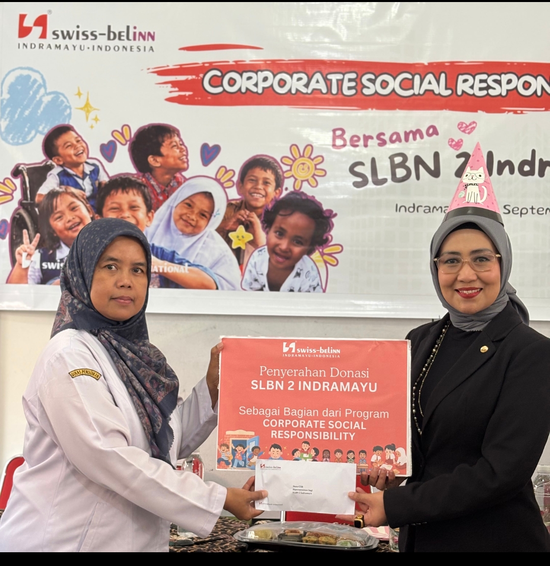 Swiss-Belinn Indramayu Salurkan CSR ke ke Pelajar SLBN 2 Indramayu