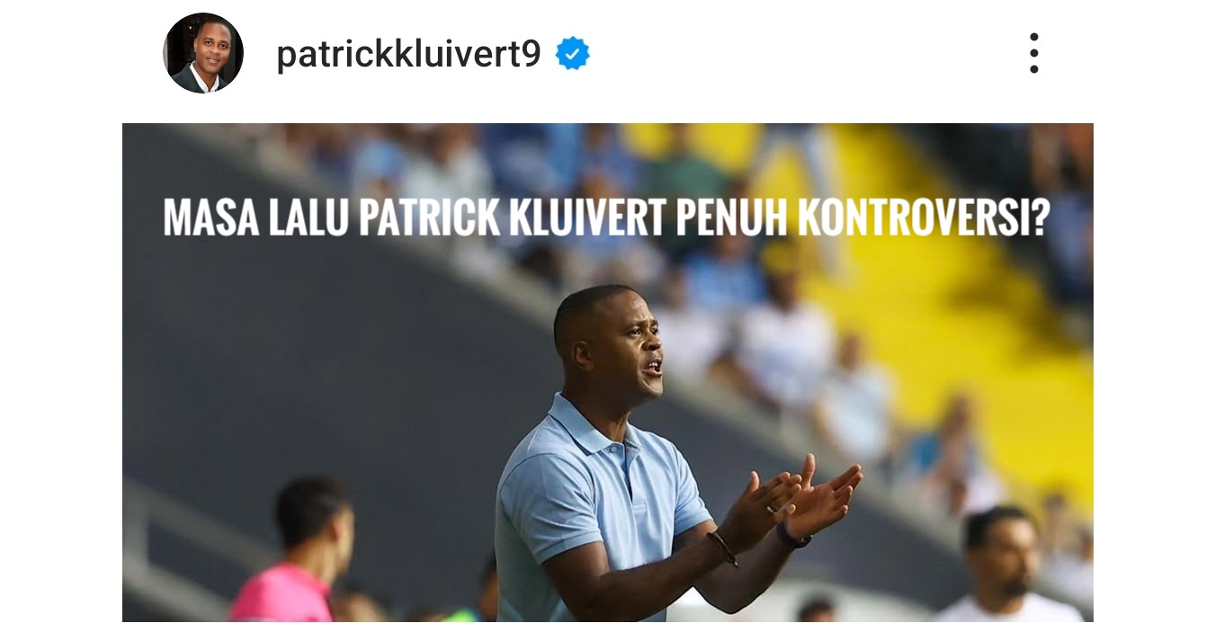 Bukan Prestasi tapi Kontroversi! Ini 3 Aib Masa Lalu Patrick Kluivert 'Calon Pelatih' Timnas Indonesia 