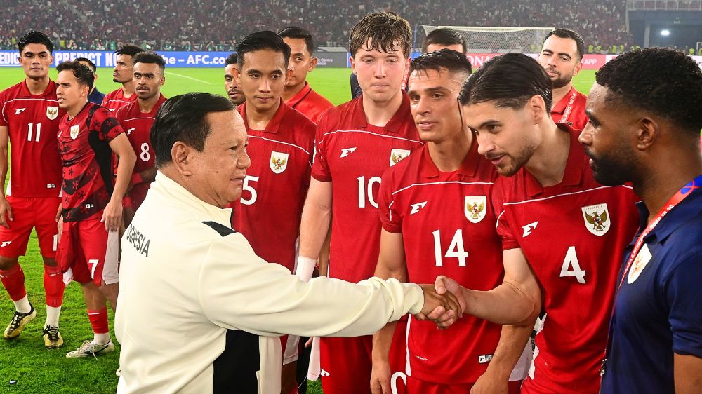 Prabowo Minta Timnas Kalahkan Jepang Demi Piala Dunia, Erick Thohir Tersenyum: Yang Terbaik Lah   