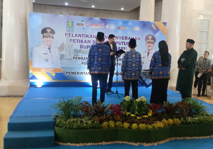 Pemkab Indramayu Lantik 769 ASN PPPK Tahap I Formasi 2024