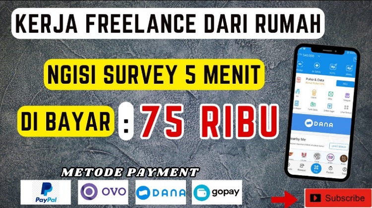 Tanpa Aplikasi Tambahan, Ini Cara Hasilkan Saldo DANA 75.000 Dari Survei Online