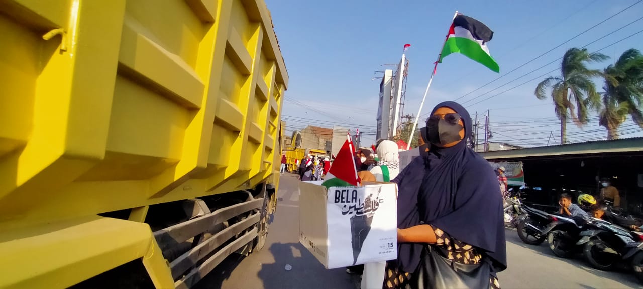 Aksi Haurgeulis Bersatu Bela Palestina, Donasi Terkumpul Rp47 Juta