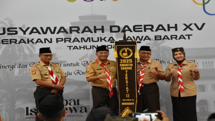 Kwarcab Indramayu Raih Predikat Tergiat II di Musda XV Pramuka Jawa Barat