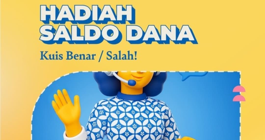 Buruan Ikutan Kuis Berhadiah Saldo DANA Resmi, Hadiah Misterius Bikin Penasaran, Cek Paduan Lengkapnya Disini