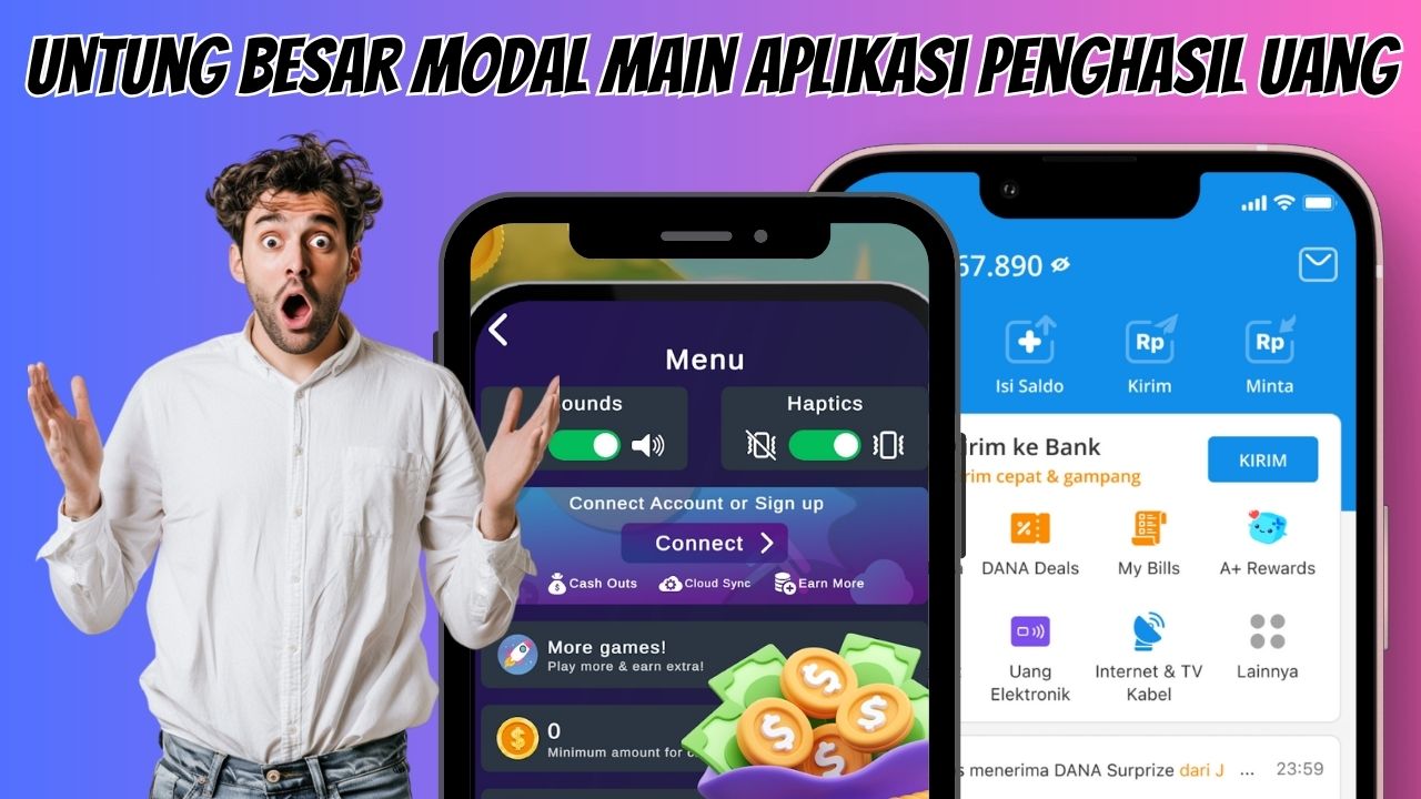 Begini 3 Cara Mudah Untung Besar Dari Game Penghasil Saldo Dana Gratis, Nomor 1 Bikin Kamu Cuan Parah!