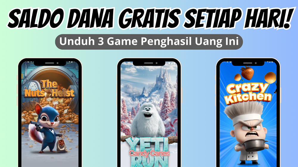 Cair Rp100.000 Setiap Main, Unduh 3 Game Penghasil Uang Ini dan Dapatkan Saldo Dana Gratis Setiap Hari!