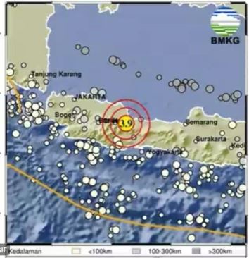 Kembali Kuningan di Guncang Gempabumi Tektonik 3,9 Magnitudo