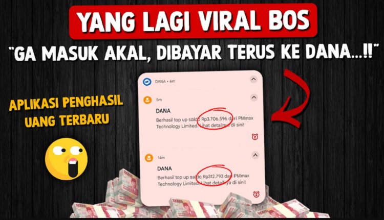 Withdraw 1 Juta Tanpa Syarat, Ini Aplikasi Penghasil Saldo Dana Tanpa Undang Teman
