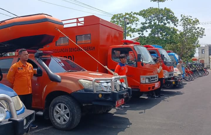 Musim Penghujan Datang, BPBD Adakan Apel Kesiapsiagaan Hadapi Potensi Bencana Alam