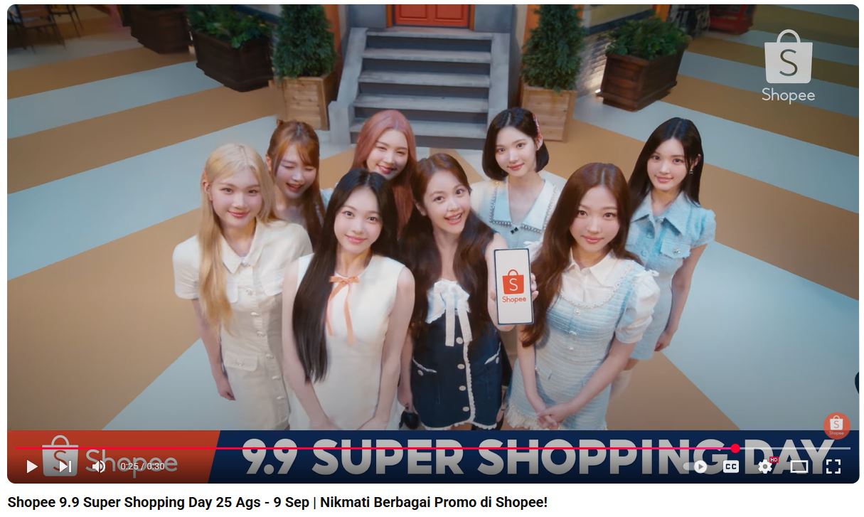 Wajib Nonton! Hearts2Hearts Jadi Bintang Iklan Terbaru di Shopee 9.9 Super Shopping Day