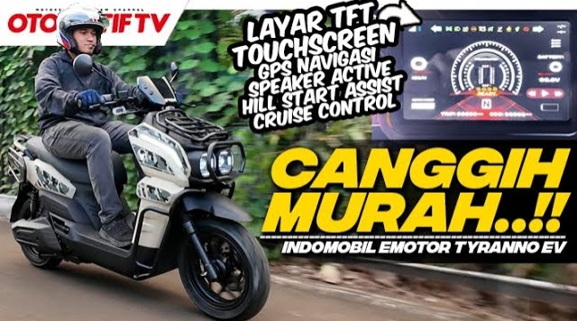 Motor Listrik 'Canggih Murah' Indomobil eMotor Tyranno EV