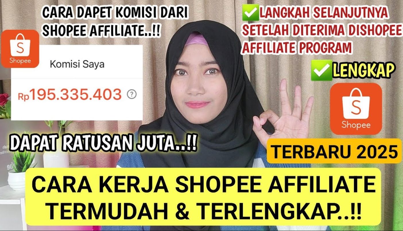 Baru Cemplung Wajib Tahu Cara Kerja Shopee Affiliate, 3 Hal yang Perlu Diketahui Agar Dapat Rp5 Juta Perbulan