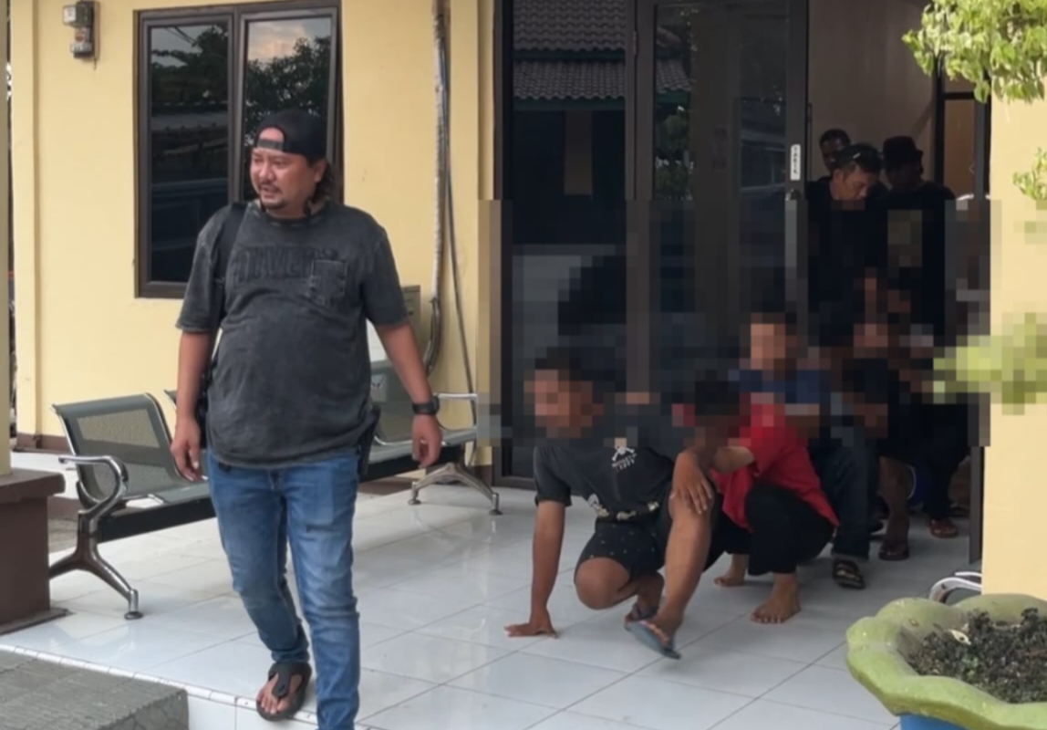 Polisi Amankan 9 Remaja Terkait Video Viral Geng Motor Bawa Senjata Tajam di Jalur Pantura Widasari Indramayu