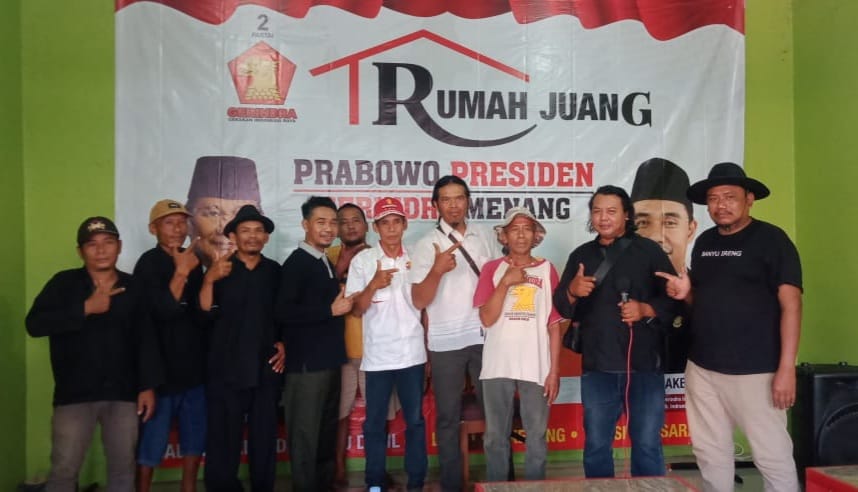 Simpatisan Gerindra Dirikan Rumah Juang Prabowo