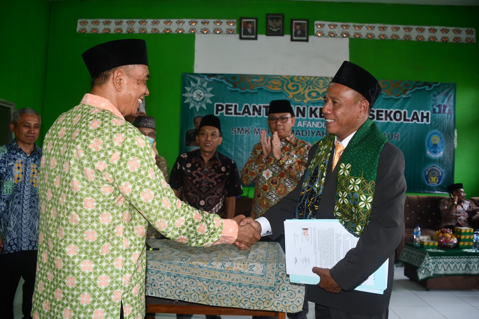 Resmi Dilantik, H Afandi SPd Pimpin SMK Muhammadiyah Kandanghaur