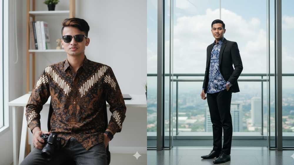 Kumpulan Prompt Gemini AI Ubah Foto Biasa Jadi Gaya Batik Korporat Profesional dan Terlihat Modern