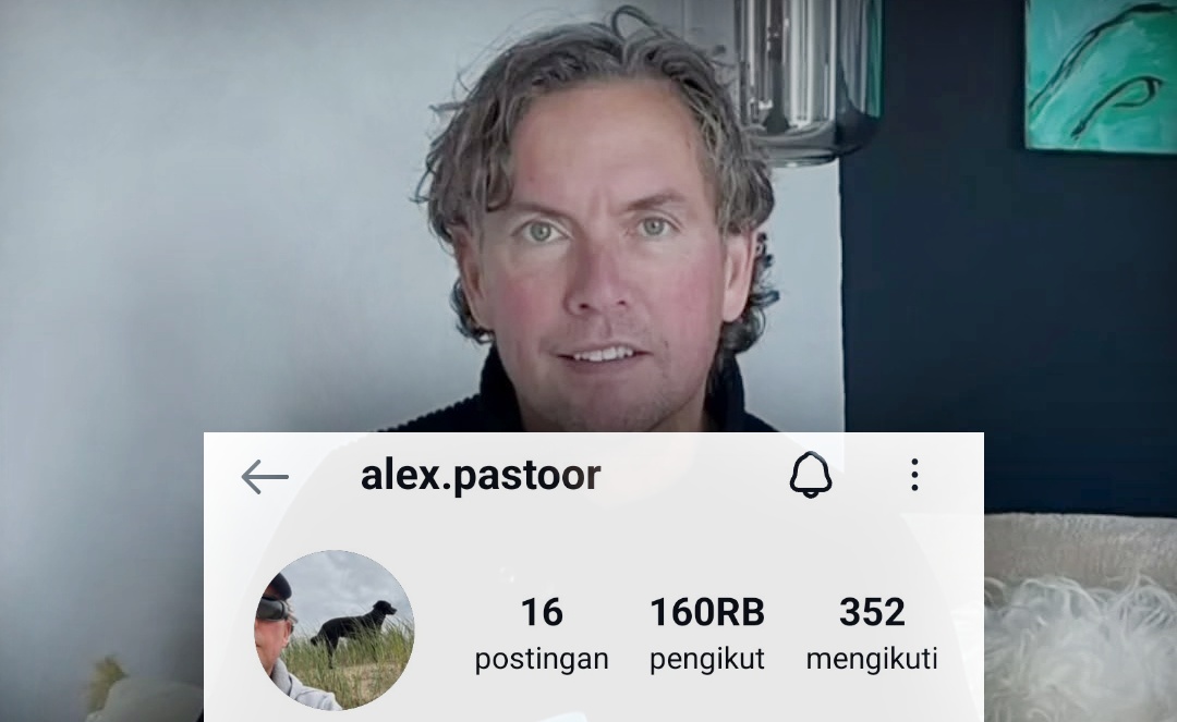 Sempat Mendadak Hilang, Kini Followers Akun Instagram Alex Pastoor Meroket 100 Persen! 