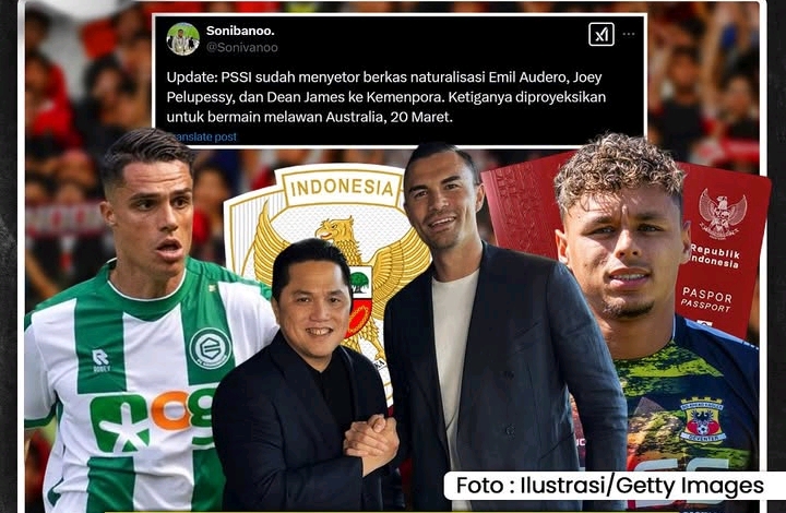 Hadapi Australia 20 Maret, Kemenpora Acc 3 Calon Naturalisasi! PSSI Proyeksikan Mereka Debut di Round 3 