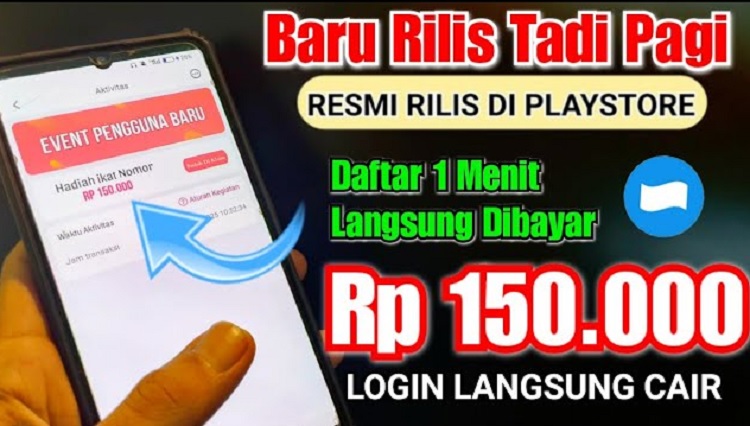 Hanya Login dan Daftar Dibayar 150.000 Ribu Dari Aplikasi Penghasil Saldo DANA Terbukti Membayar