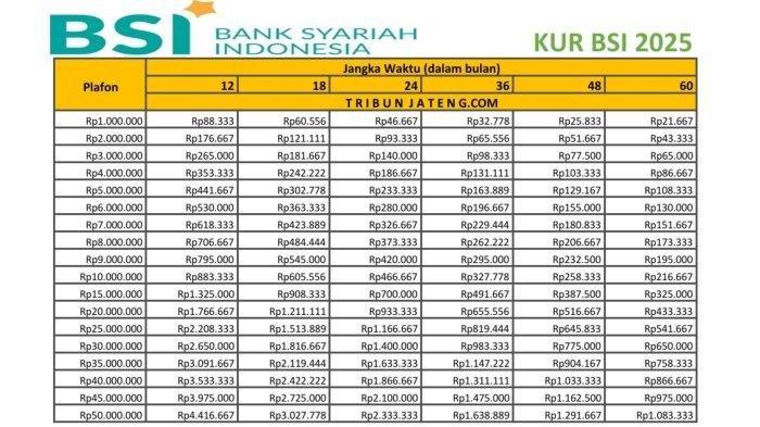 Bingung Cari Modal Usaha Halal? Cek Simulasi Lengkap KUR Syariah BSI 2025, Cicilan Ringan & Tanpa Riba!