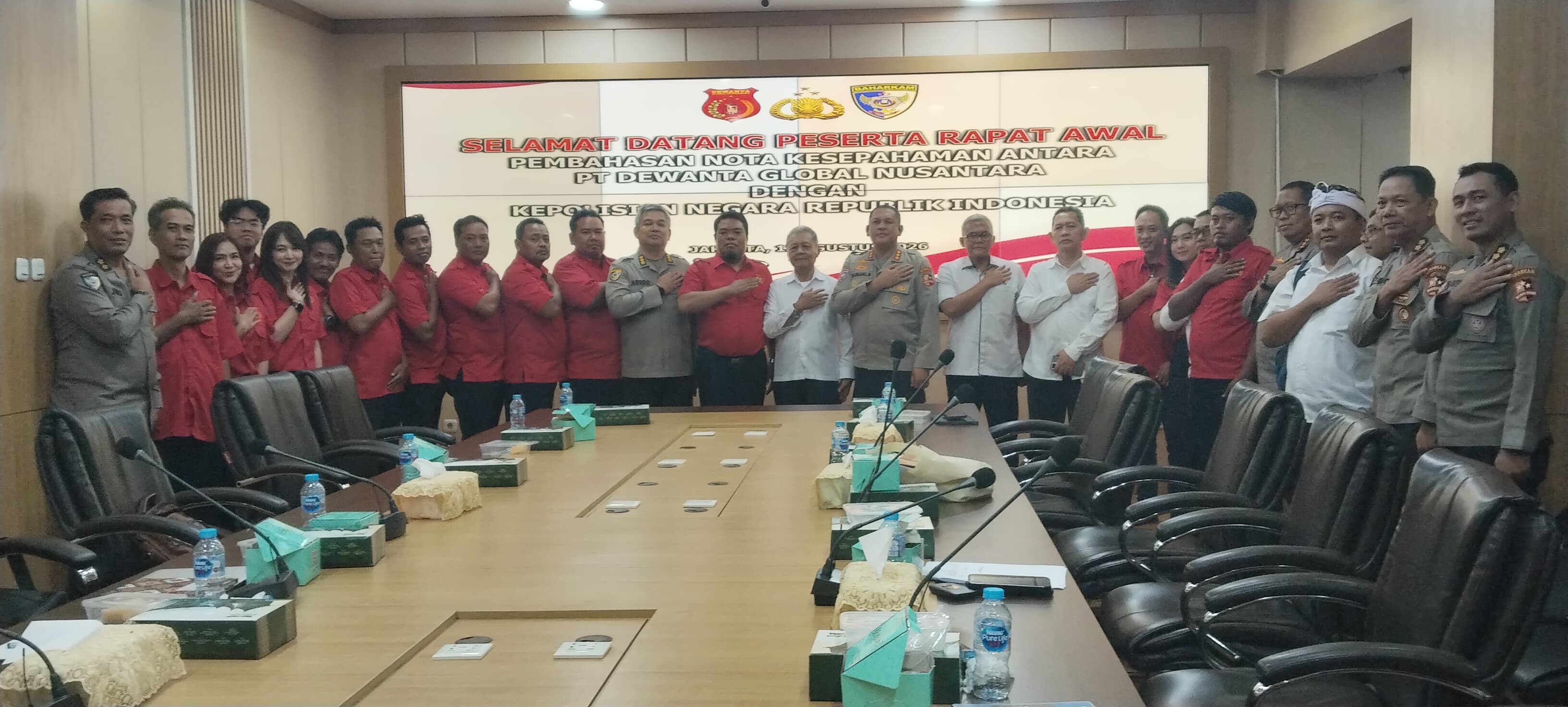 PT DGN dan Polri Bahas Kerjasama Terkait Pengamanan dan Pendampingan Program Ketahanan Pangan