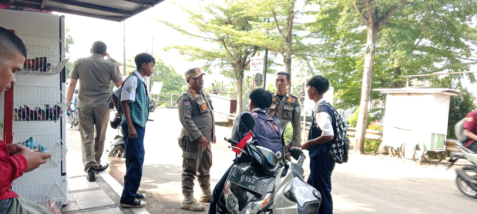 Antisipasi Tawuran, Sat Pol PP Kabupaten Indramayu Berikan Edukasi kepada Pelajar