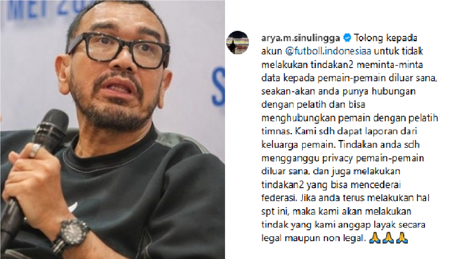 Exco PSSI Tegur Keras Oknum yang Sebarkan Ujaran Benci ke Keluarga Pemain Diaspora, Singgung Tidak Niat Main