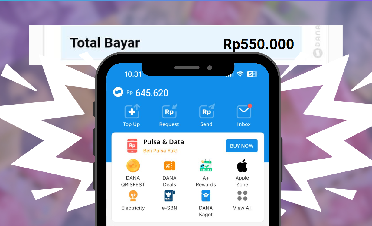 CESS! Anda Dapat Saldo DANA Gratis Rp550.000 dari Klik Link DANA Kaget Kamis Pagi, 7 Agustus 2025