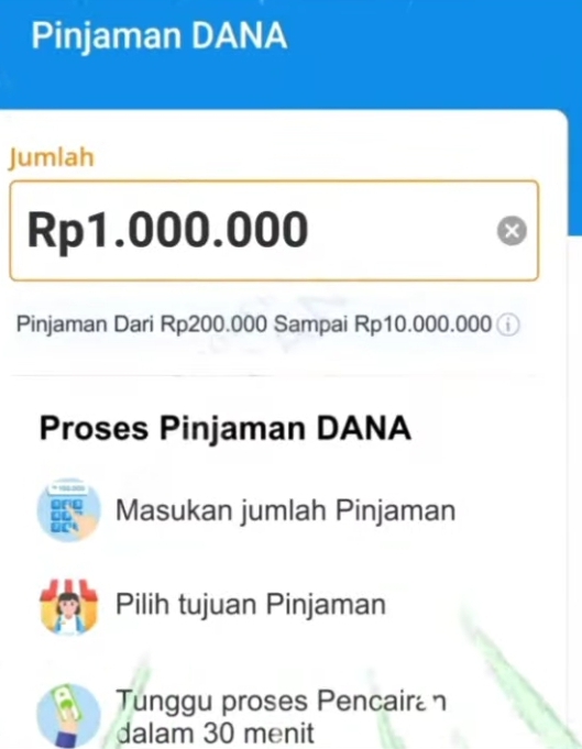 Trik Pinjam Saldo DANA Rp 1 Juta Tanpa PayLater & KTP, Cicilan 12 Bulan, Legal & Terdaftar OJK
