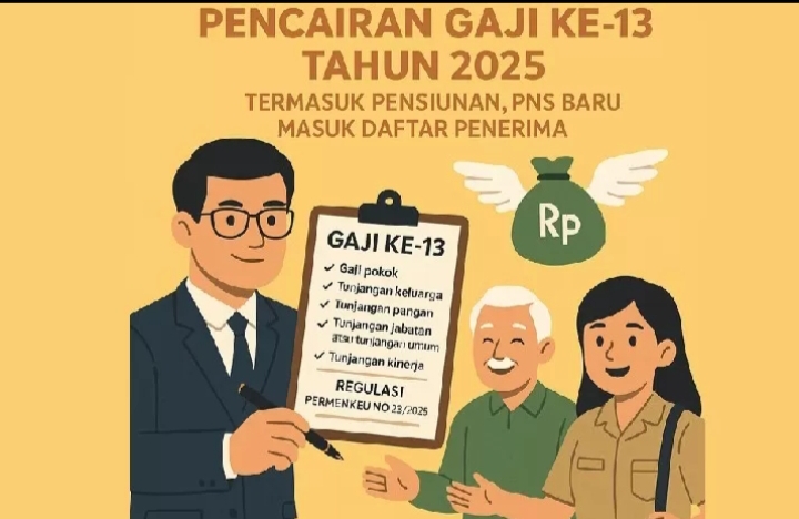 Kabar Baik! ASN dan Pensiunan Siap-siap Gaji Ke-13 Segera Cair! Ini Jadwal, Cara Cek & Besarannya