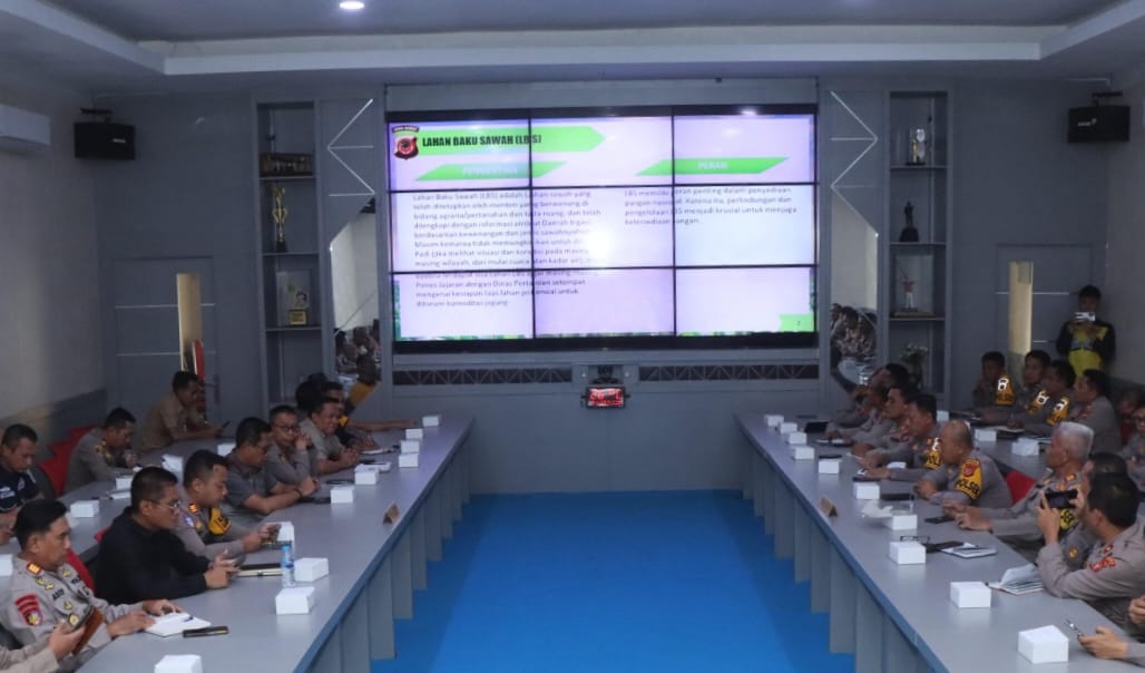 Polres Indramayu Matangkan Persiapan Masa Tanam Ke 3 LBS, Fokus Dukung Swasembada Jagung