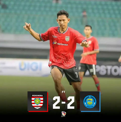 Hasil Pertandingan Liga 3 Seri 1 Jabar : Hanya Bermain Imbang, Berat Langkah Persindra !