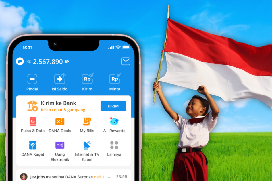 Spesial Hari Kemerdekaan, DANA Kembali Membagikan Saldo DANA Kaget Senilai Rp171.945! Klaim Sebelum Kehabisan!
