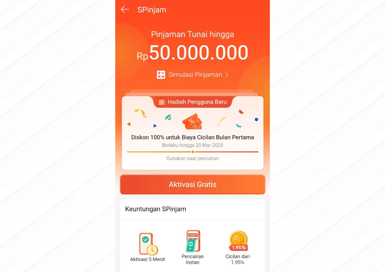 Gak Ribet! Begini Pinjam Uang di Shopee Pakai SPinjam, Proses Cepat, Aman, dan Langsung Masuk Rekening!