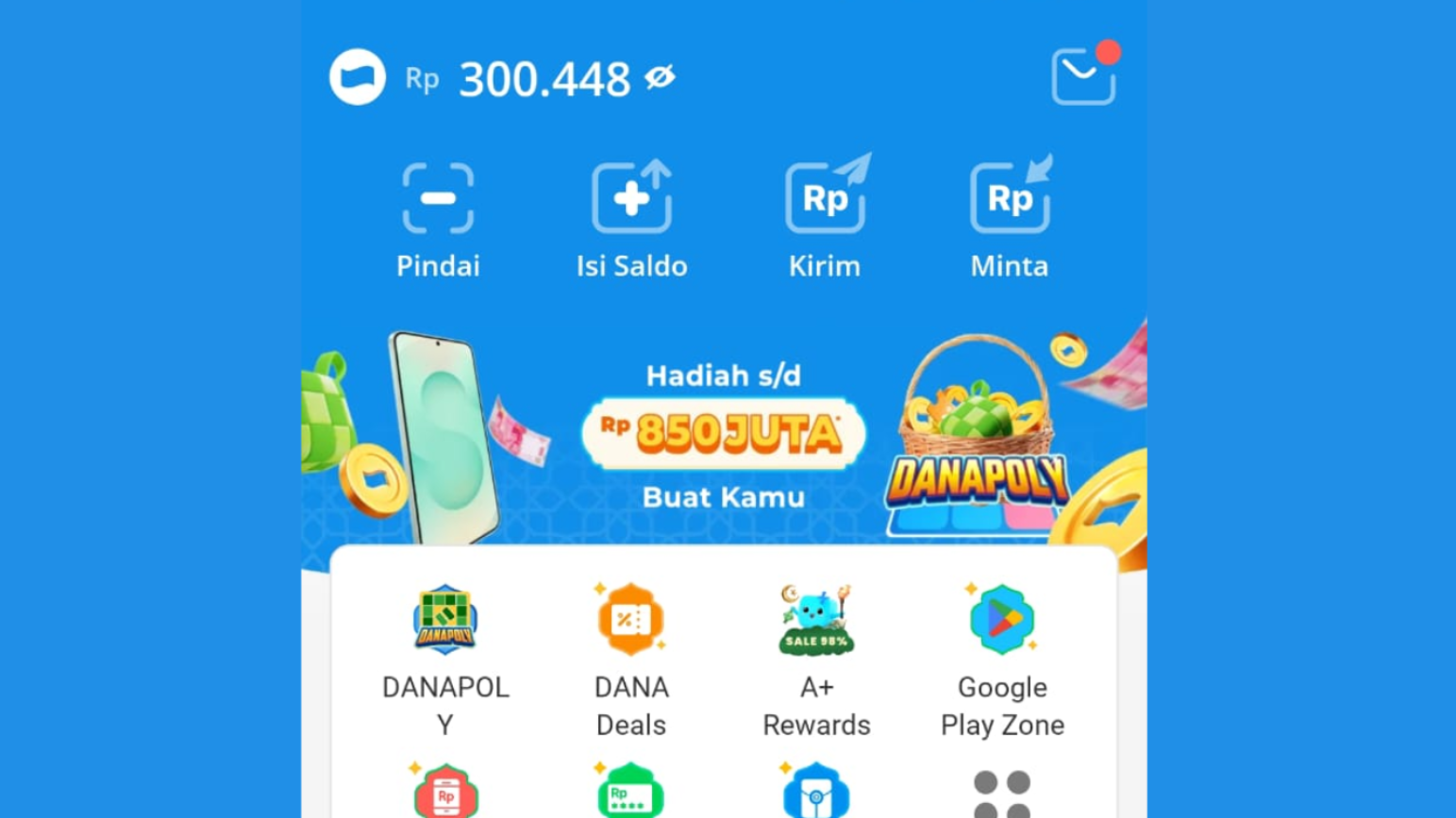 Tinggal Klik dan Dapatkan Saldo DANA Gratis Rp300.000 dari Link DANA Kaget Langsung Cair ke Dompet Digital