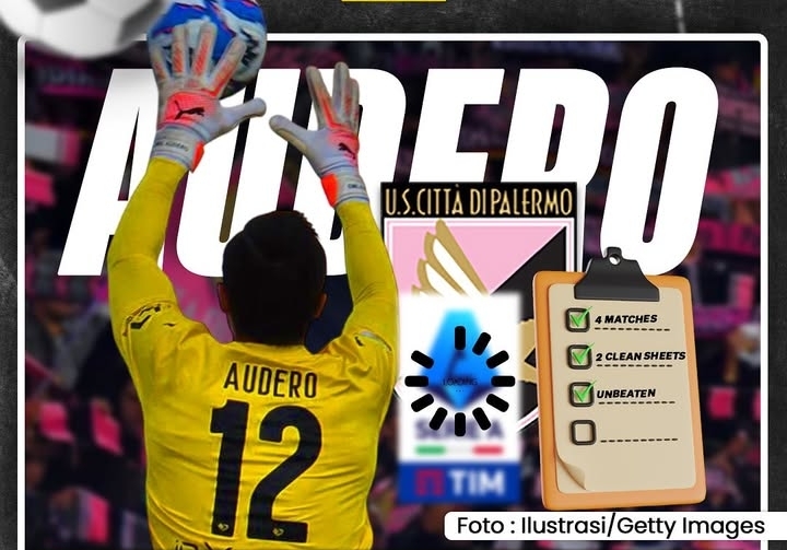 Super Emil Audero Nirbobol, Clean Sheets Bola Tajam! Memukau Bersama Palermo di Match Serie-B 