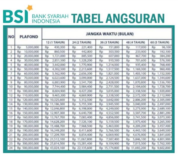 Butuh Pinjaman Dana Besar Tanpa Bunga? Ini Skema Pembiayaan Syariah Non KUR BSI dengan Cicilan Mulai 71 Ribuan