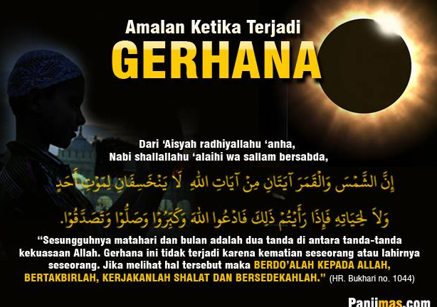 Doa Tasbih, Tahmid, hingga Istighfar: Panduan Lengkap Saat Gerhana Matahari