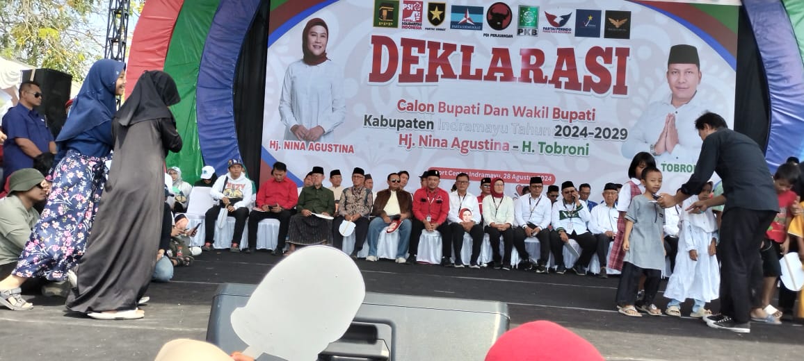 Dedengkot Golkar Supendi dan Djahidin Hadir di Acara Deklarasi, Optimis Menangkan Nina-Tobroni