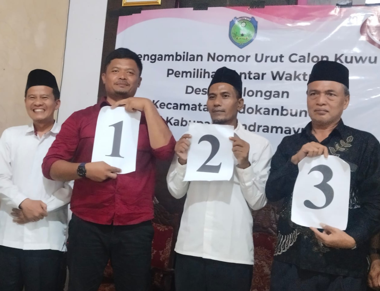 Tiga Calwu PAW Kaplongan Sudah Miliki Nomor Urut