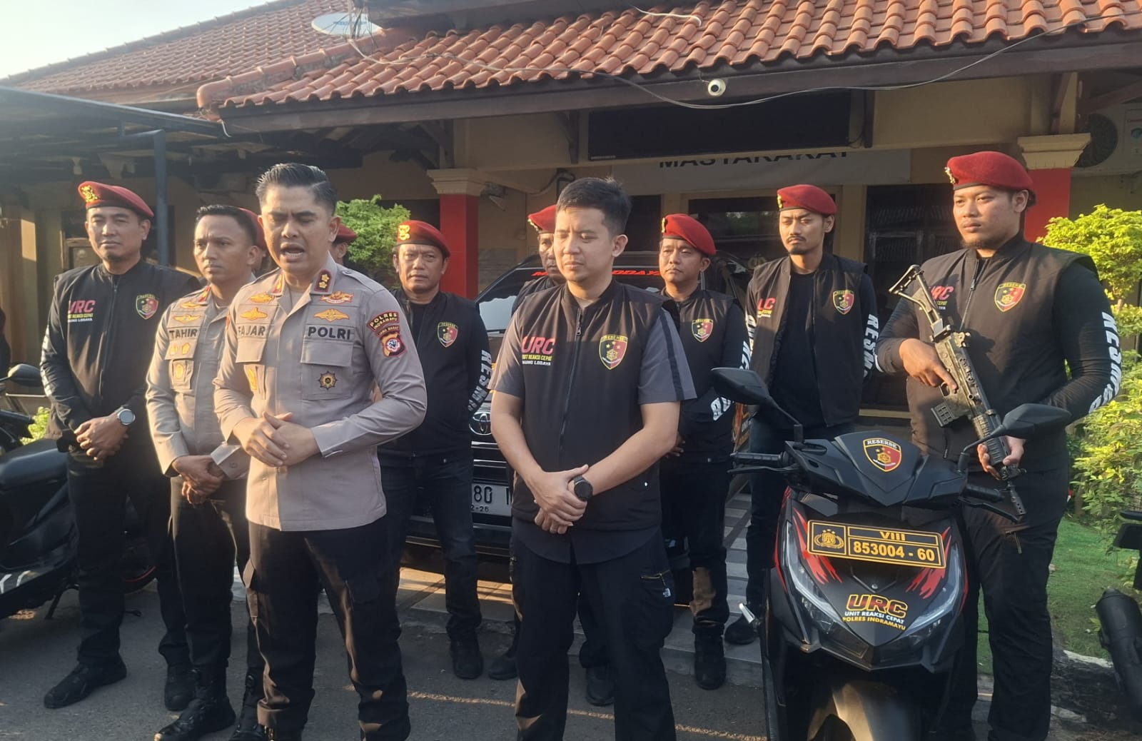 Tim URC Reskrim Polres Indramayu Siap Berantas Kejahatan Jalanan 