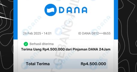 Ini Cara Pinjam Saldo DANA Hingga Rp4.500.000 Tanpa Paylater dan Langsung Cair! Simak Disini!