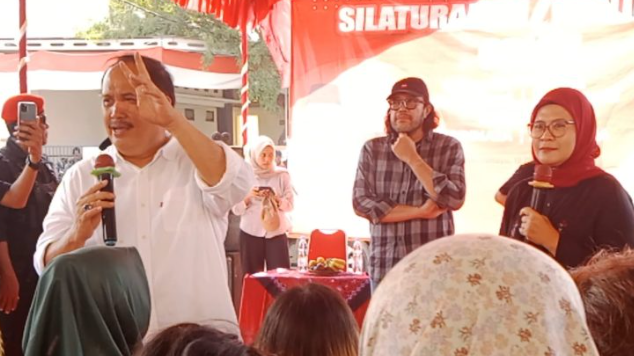 Cagub Jeje dan Cabup Nina Kampanye di Lima Titik Strategis Indramayu