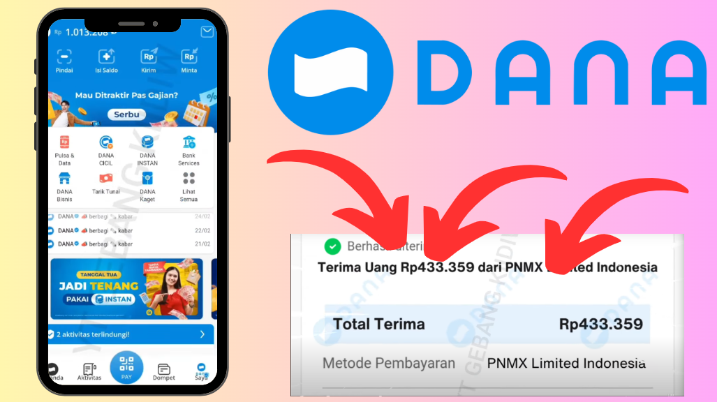 Dompet Digital Ramai DANA Kaget,? Waspadai Link Abal-Abal Berkedok Hadiah!