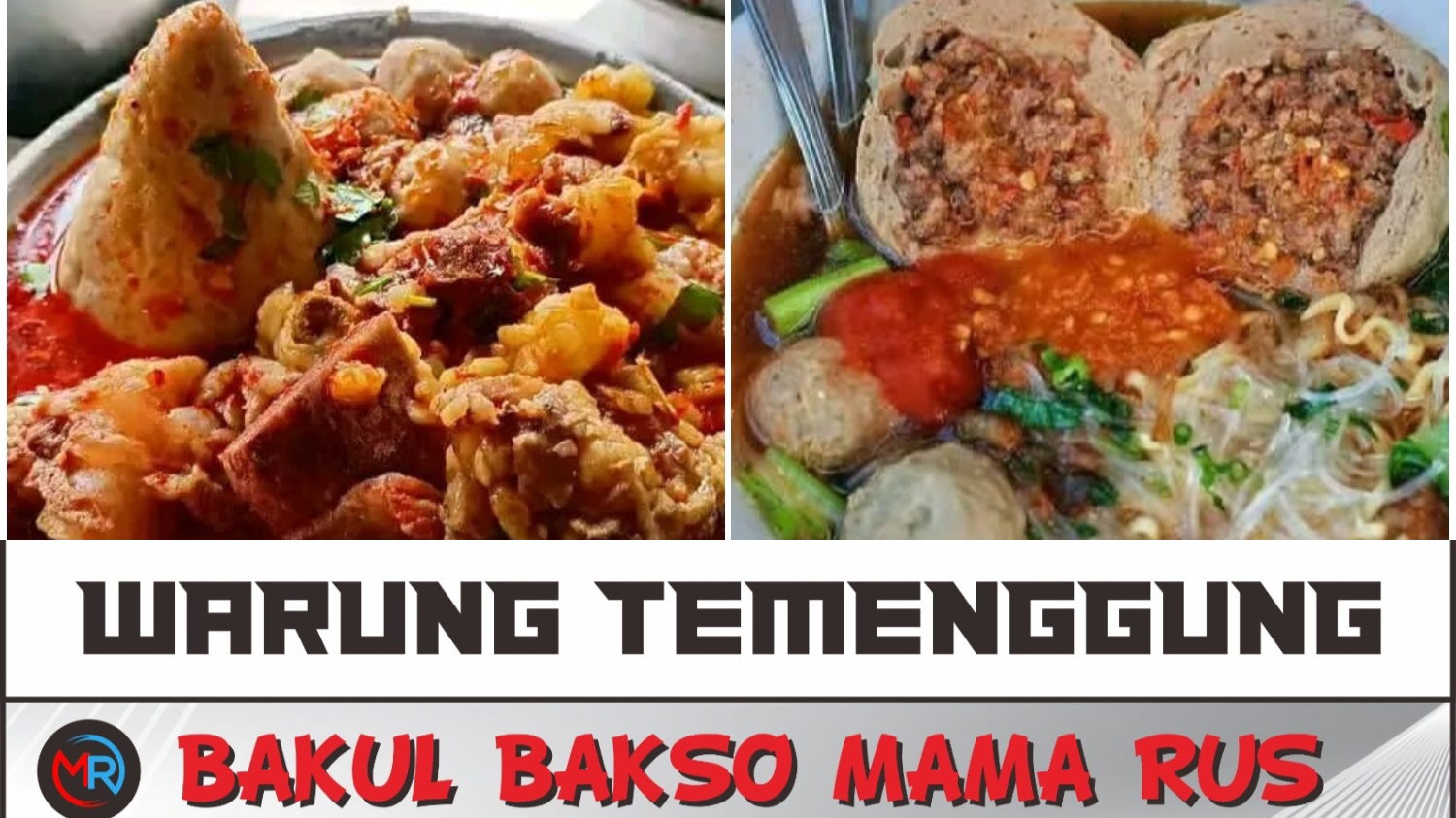 Bakul Bakso Mama Rus Sediakan Menu SERBU 
